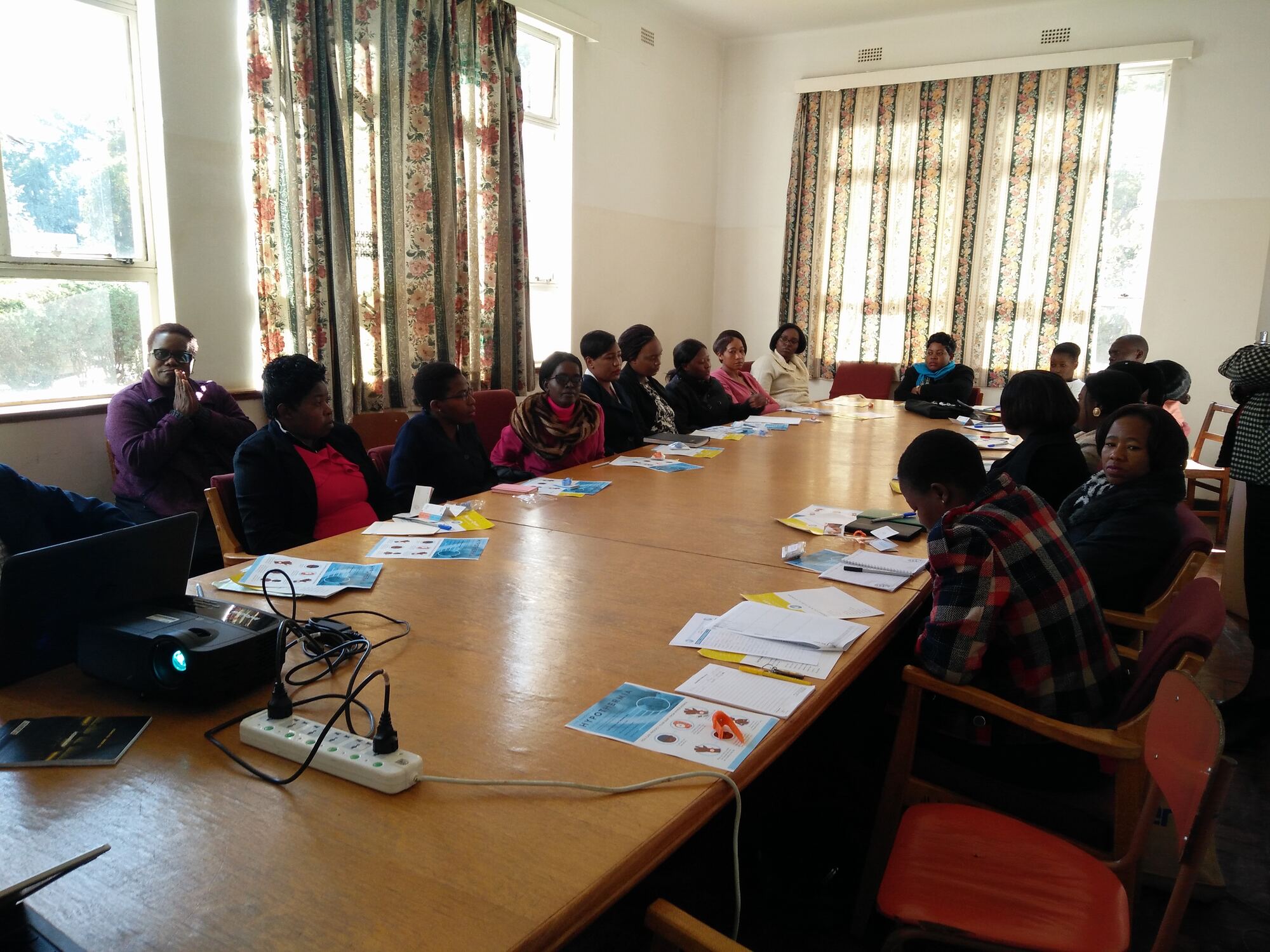 UNICEF Zimbabwe and Ministry of Health training on BEMPU TempWatch